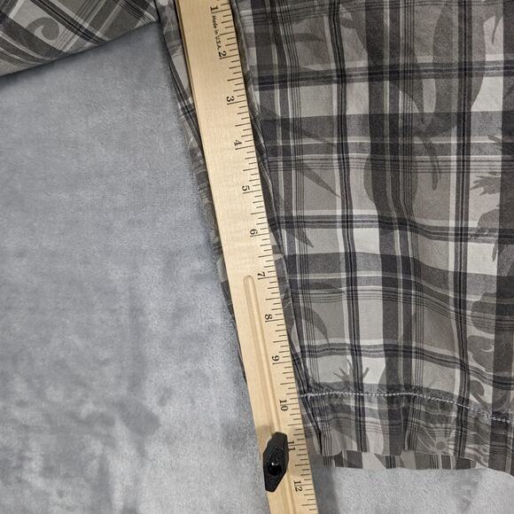 Urban Pipeline Shorts Mens 34 Plaid Chino Flat Front Gray Preppy Y2K CLEARANCE - Picture 5 of 8